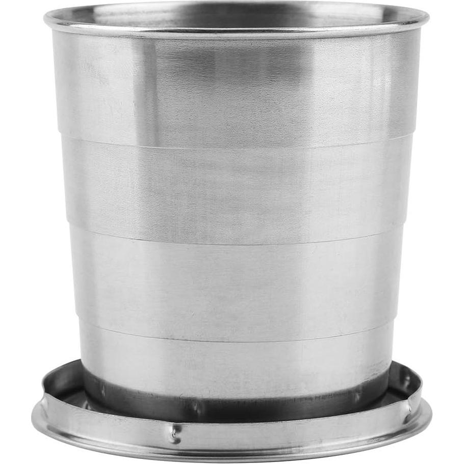 Taza Colapsable Jerliflyer 250ml Acero Inoxidable Portátil