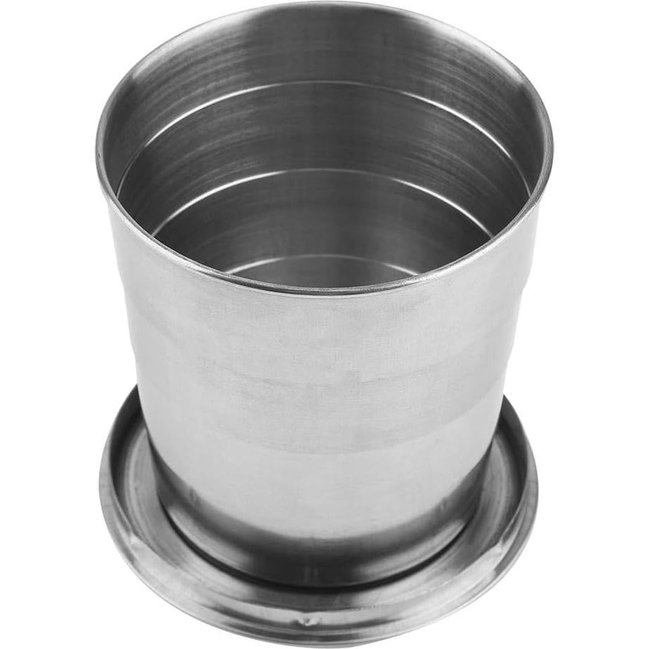 Taza Colapsable Jerliflyer 250ml Acero Inoxidable Portátil