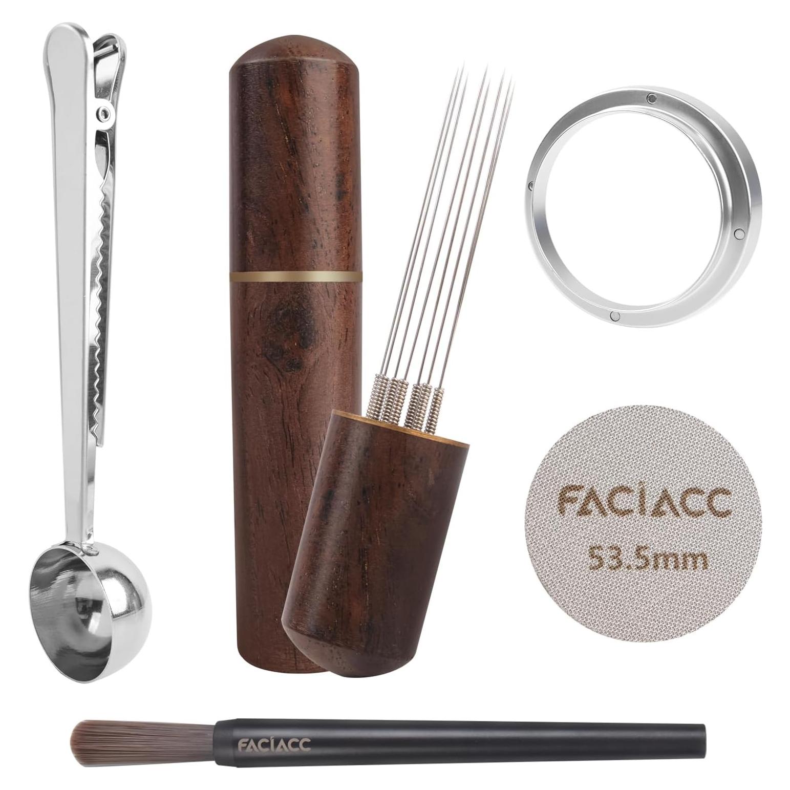 Herramienta WDT para Espresso FACIACC 54mm - Kit Completo