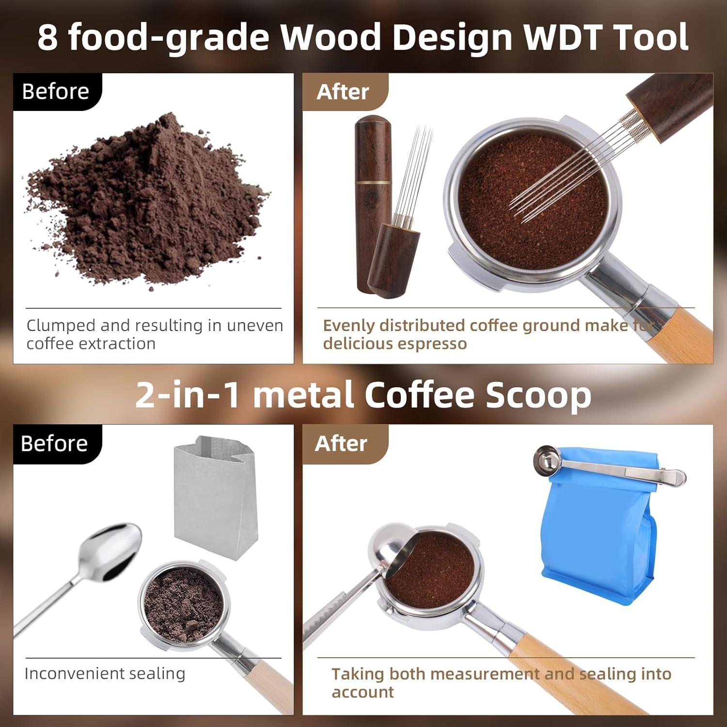 Herramienta WDT para Espresso FACIACC 54mm - Kit Completo