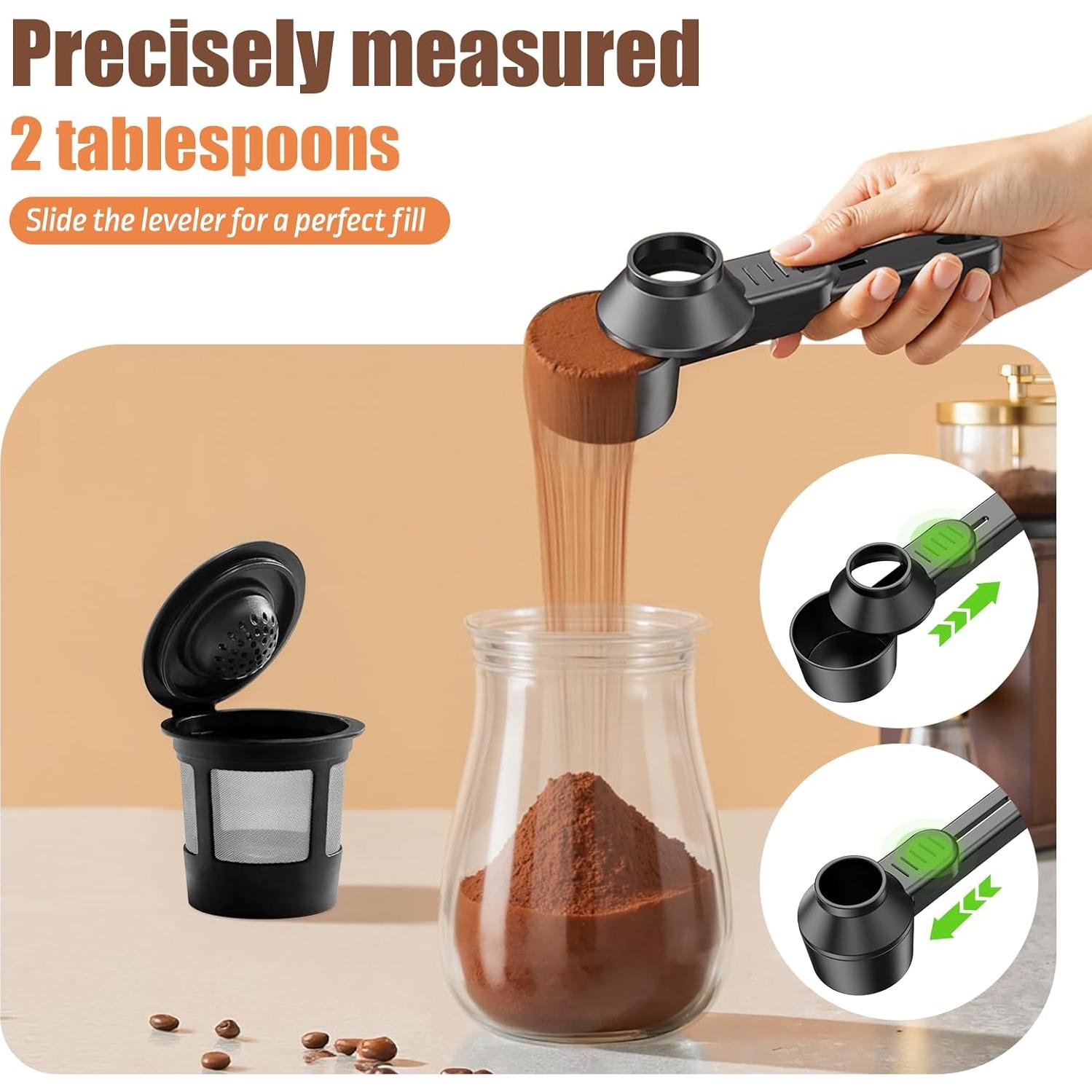 Cucharada Medidora de Café CAPMESSO 10g con Embudo Reutilizable