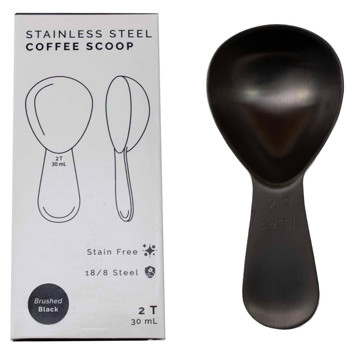 Cucharada de Café Planetary Design 30 ml Acero Inoxidable Negro