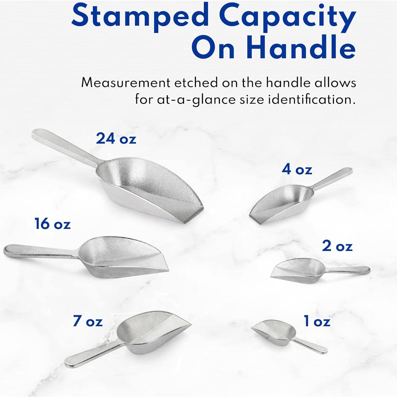 Cucharón de Aluminio Fundido Nueva Estrella 1oz Plata