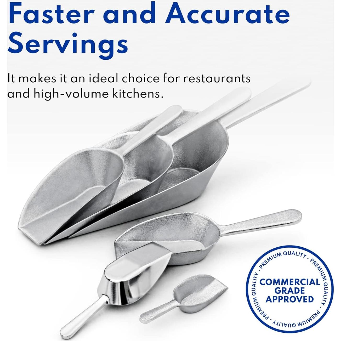 Cucharón de Aluminio Fundido Nueva Estrella 1oz Plata