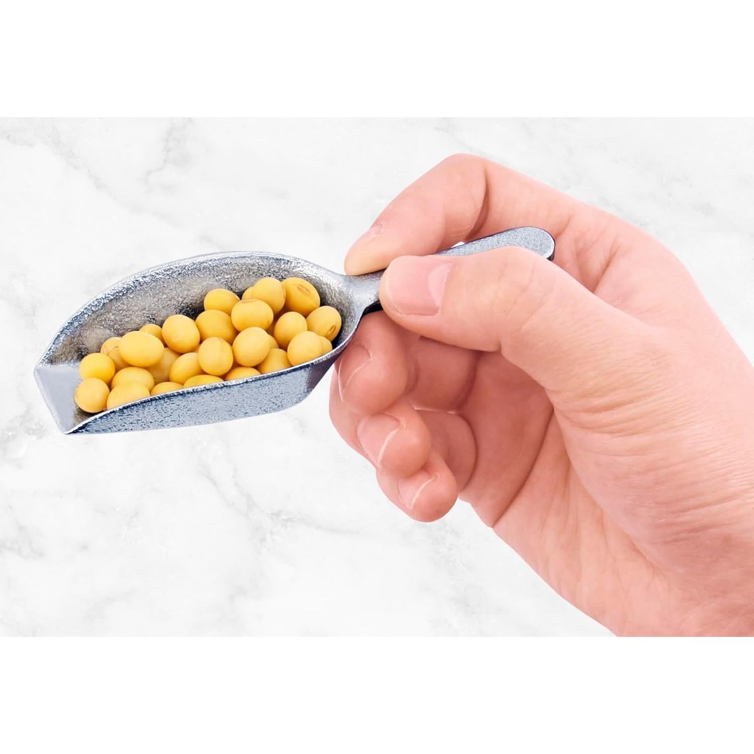 Cucharón de Aluminio Fundido Nueva Estrella 1oz Plata