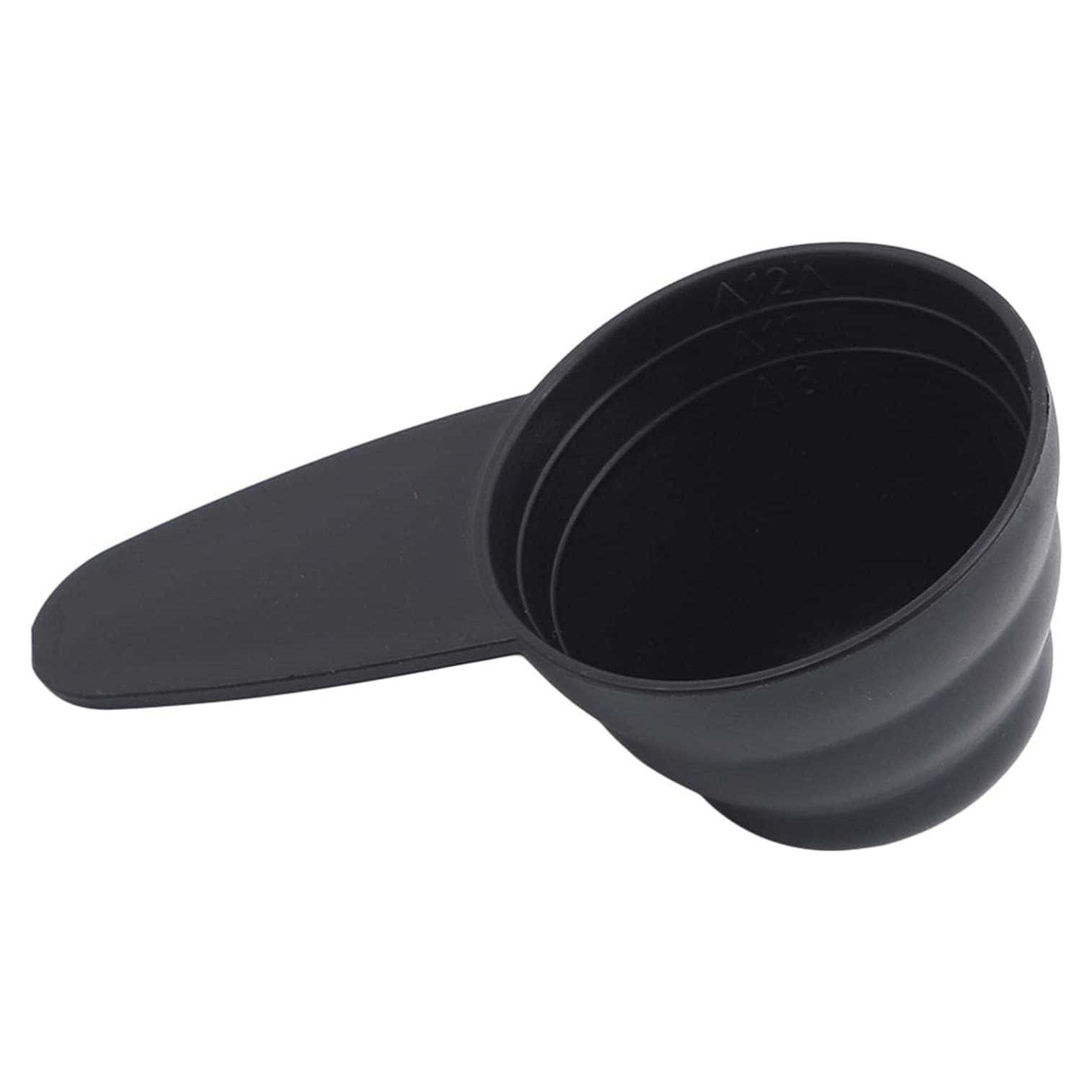 Cuchara Medidora de Plástico Negro Htppzjr para Café y Té