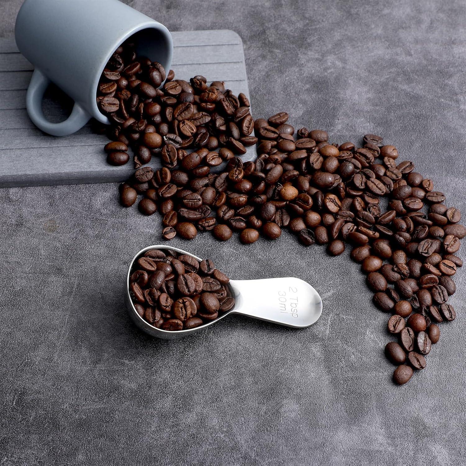 Cuchara medidora de café Bremorou de acero inoxidable 30 ml