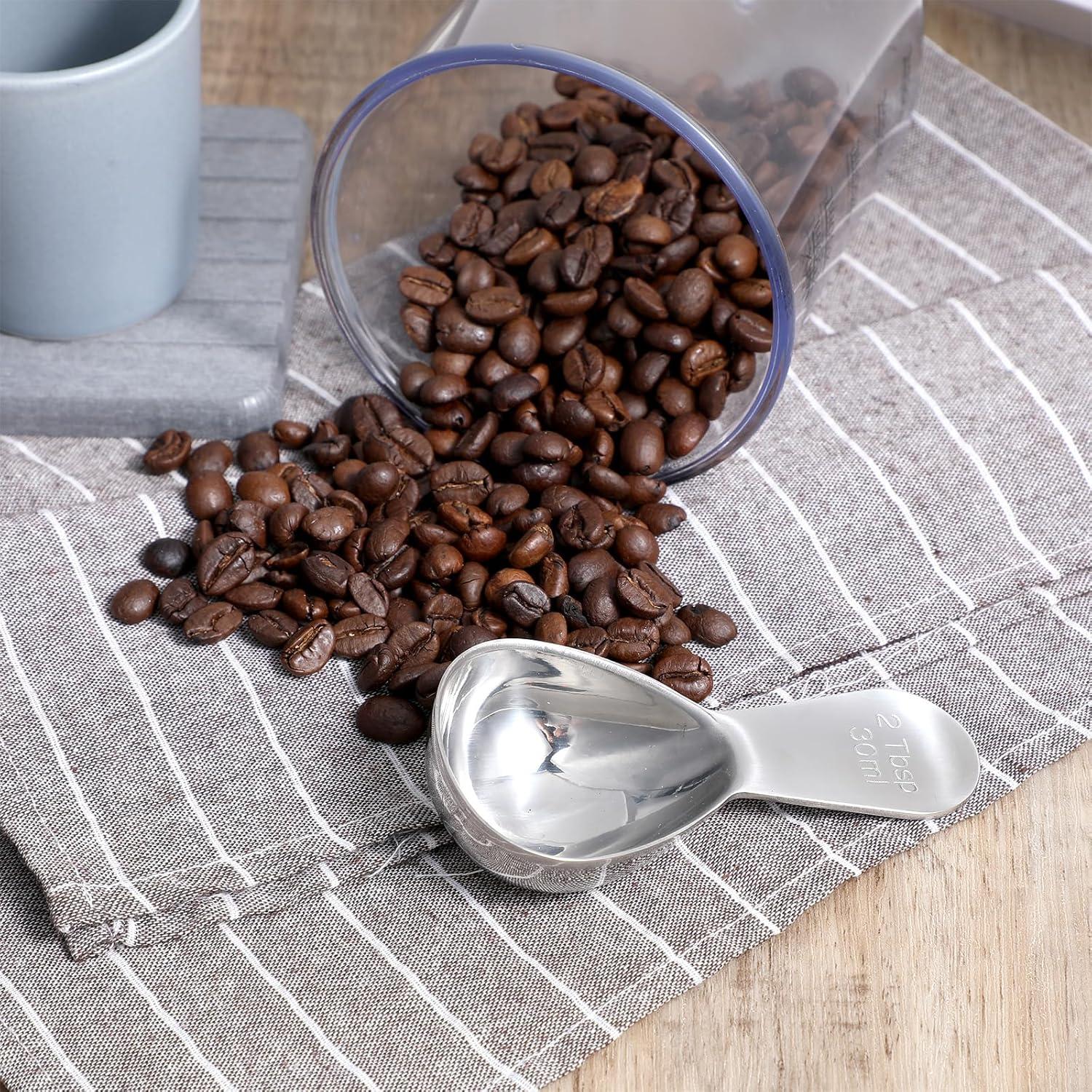 Cuchara medidora de café Bremorou de acero inoxidable 30 ml