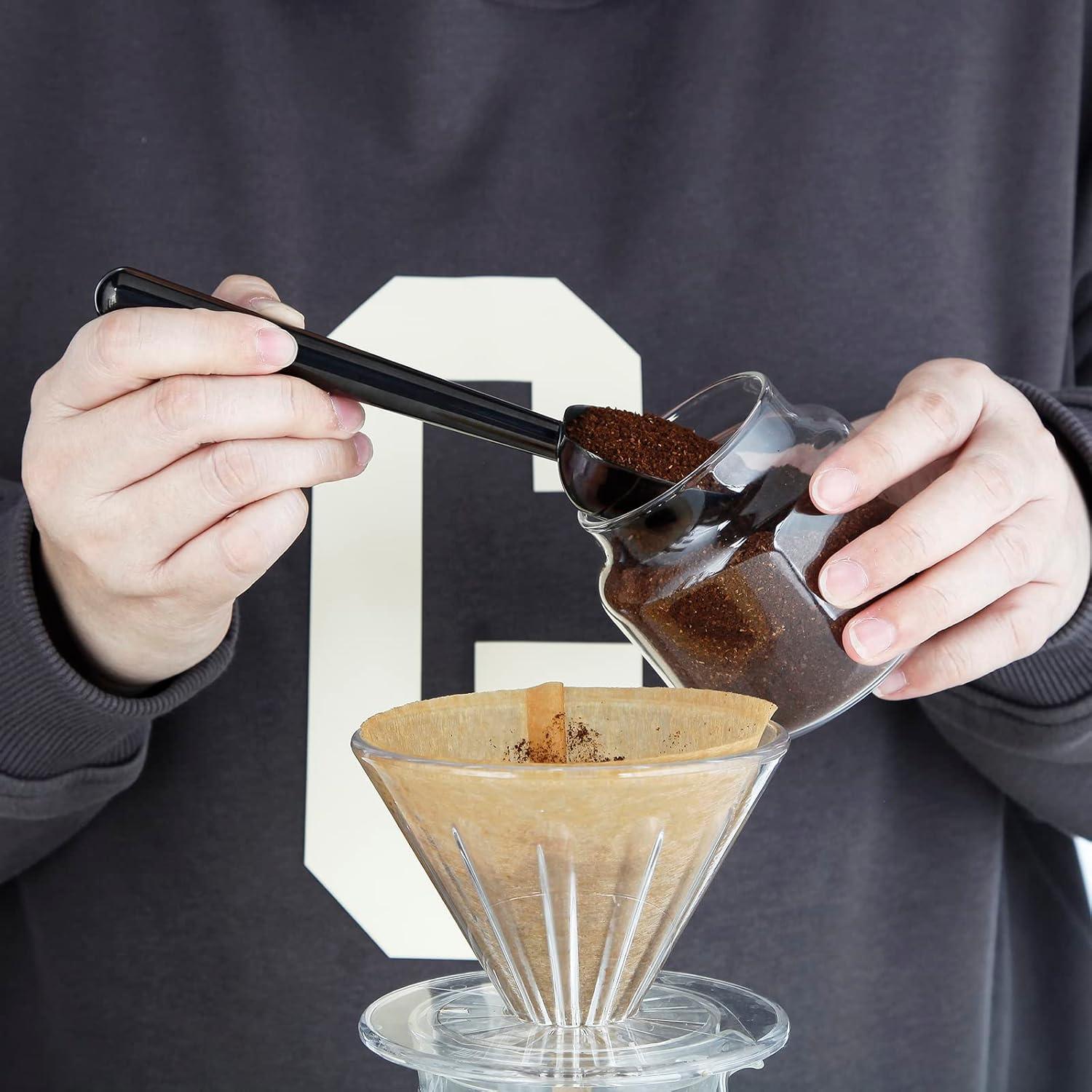 Cuchara Medidora de Café Easyworkz 7g Acero Inoxidable Negro