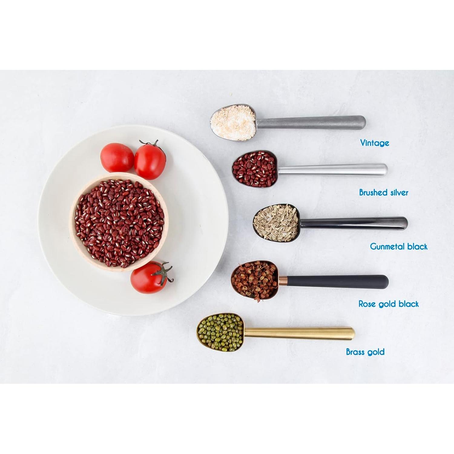 Cuchara Medidora de Café Easyworkz 7g Acero Inoxidable Negro