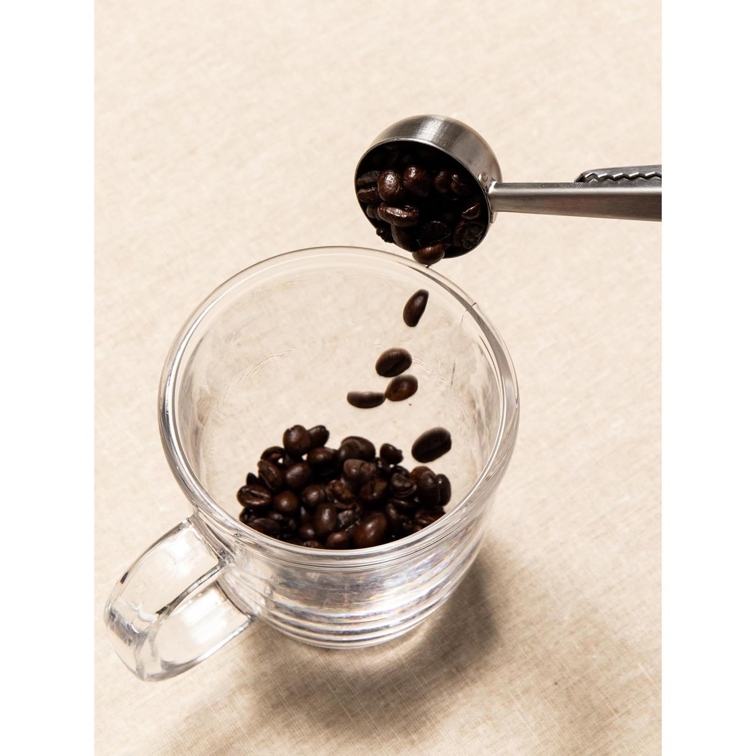 Juego de Clip y Cucharada Medidora Acero Inoxidable Atematem