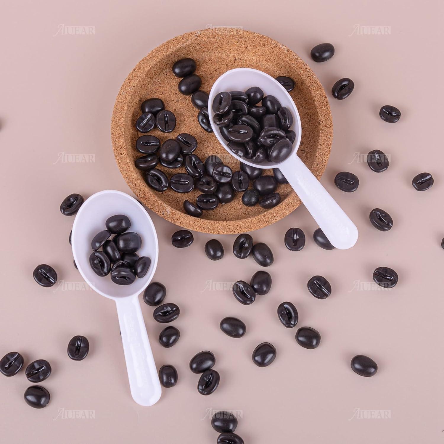 Cucharas Medidoras de Plástico AUEAR - Paquete de 5 Blancas