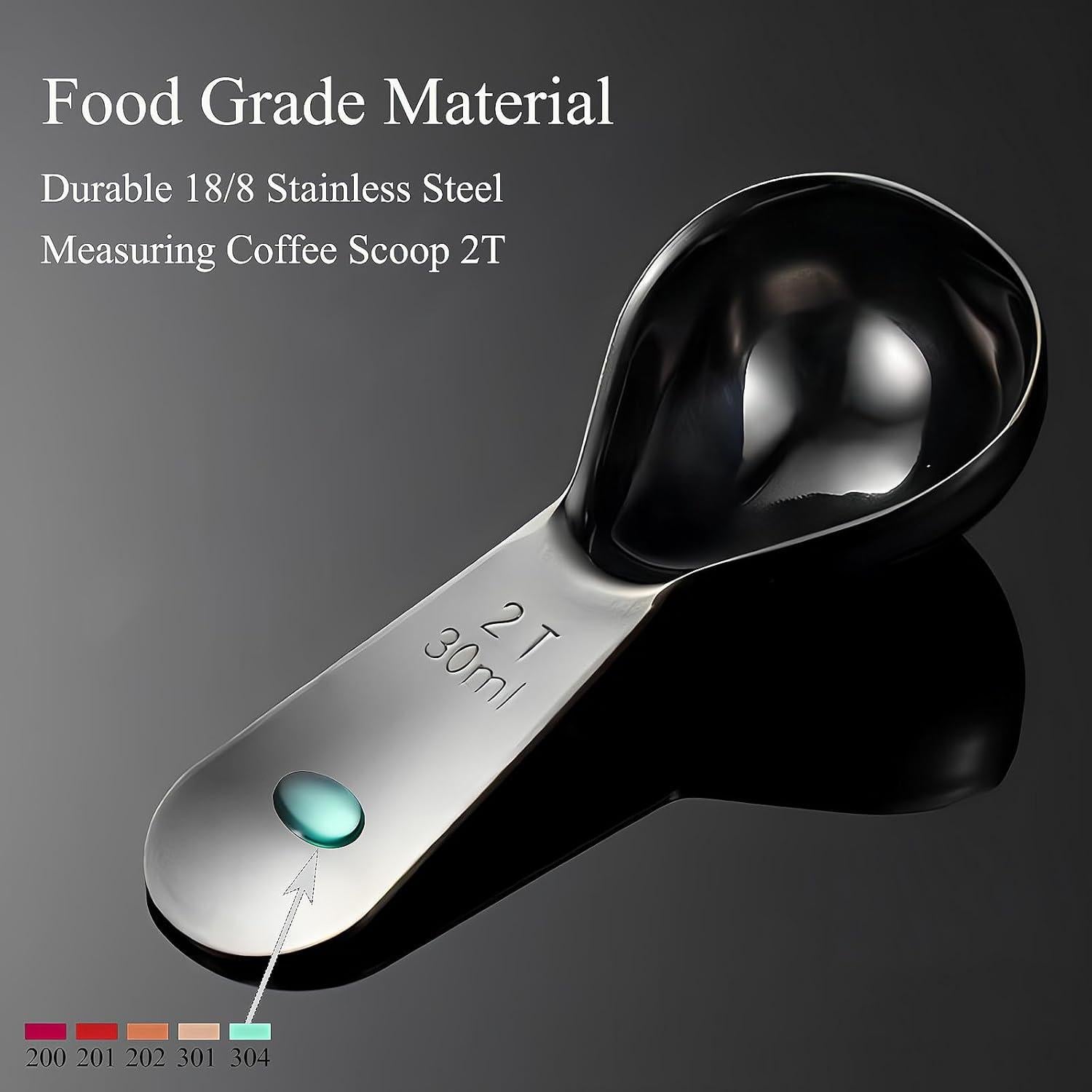 Cucharón Medidor de Café Acero Inoxidable 30ml ITXIYC