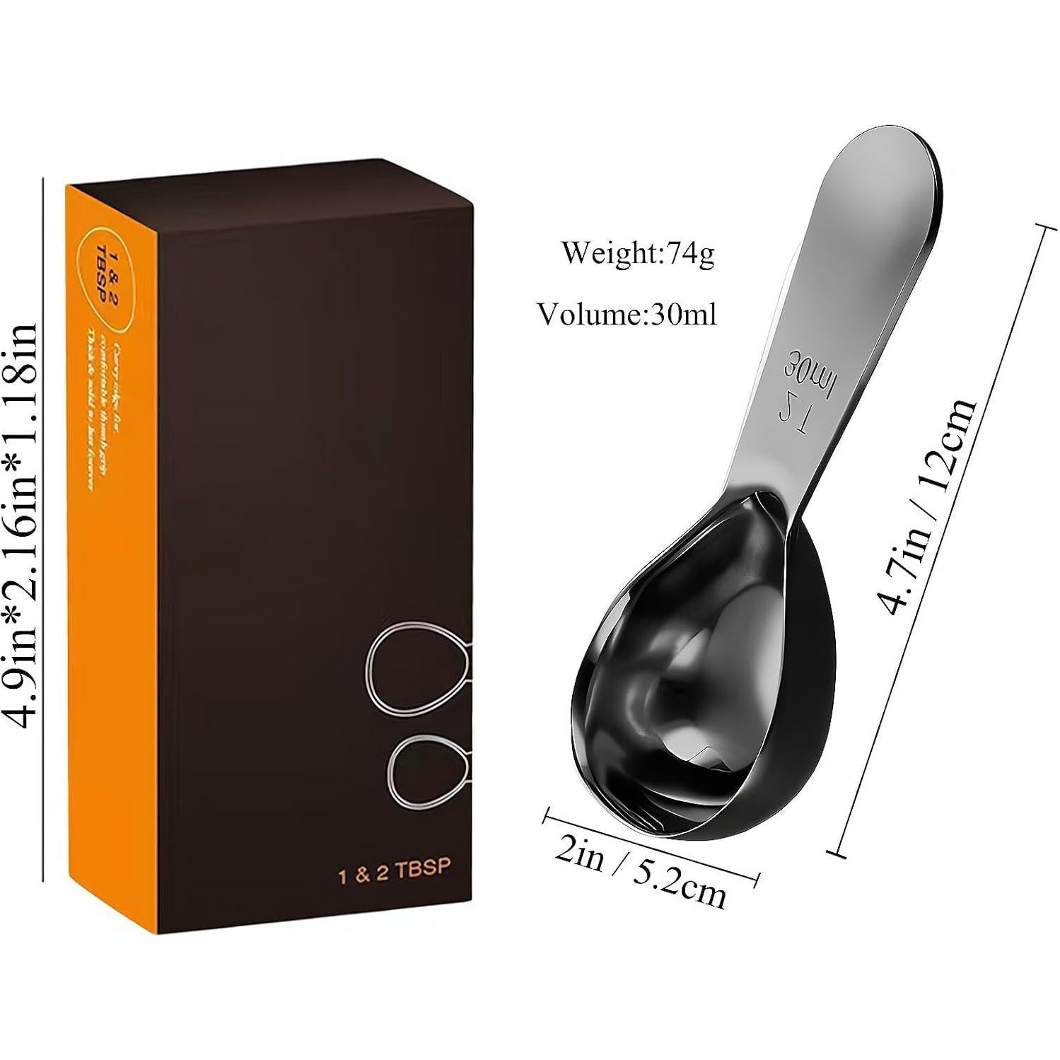 Cucharón Medidor de Café Acero Inoxidable 30ml ITXIYC