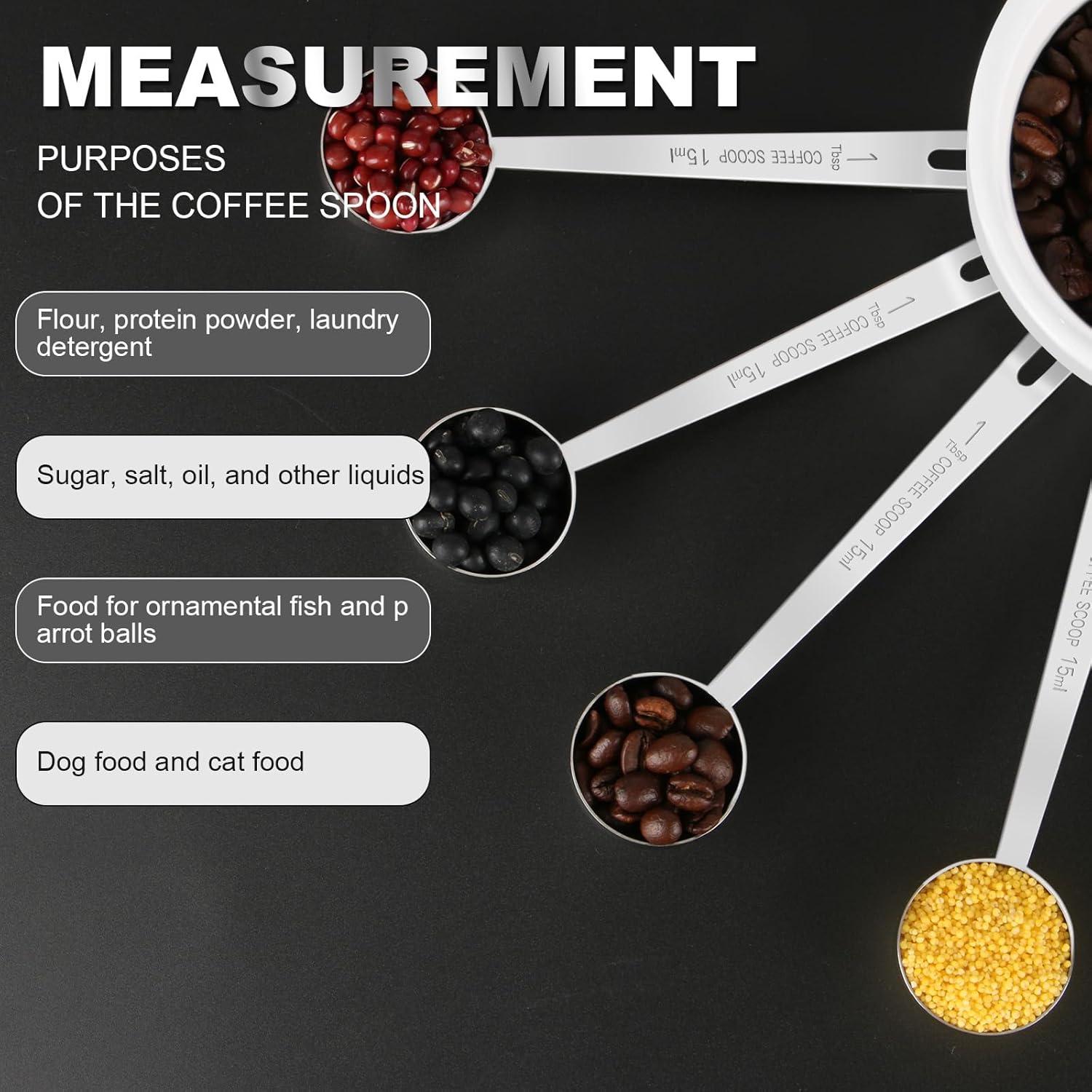 Juego de Cucharas Medidoras de Acero Inoxidable Safring 1 y 2 Cucharadas