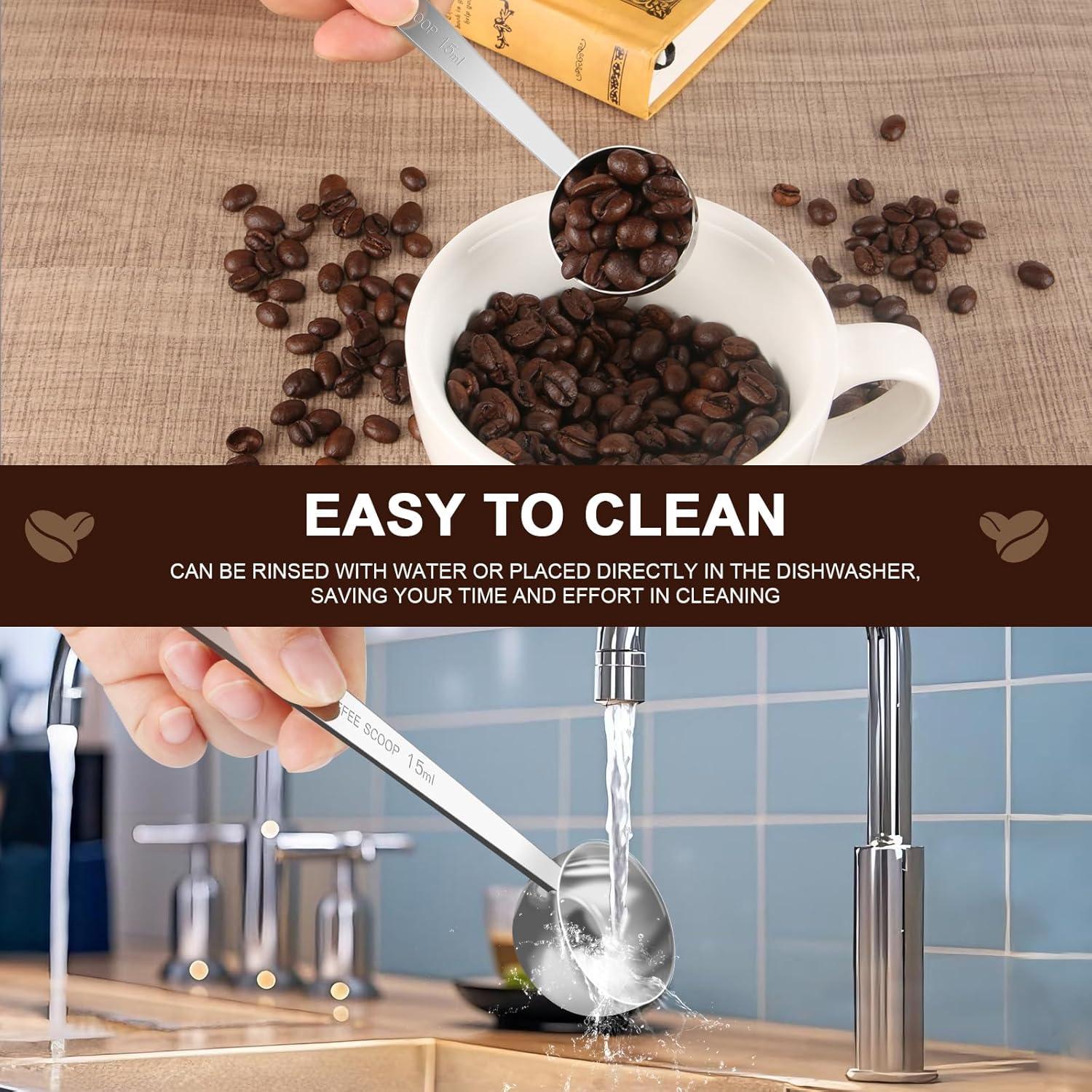 Juego de Cucharas Medidoras de Acero Inoxidable Safring 1 y 2 Cucharadas