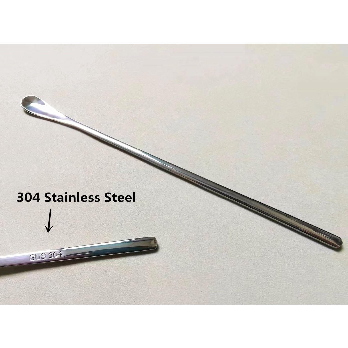 Cucharón Medidor de Café Acero Inoxidable 15ml + Cepillo Limpieza