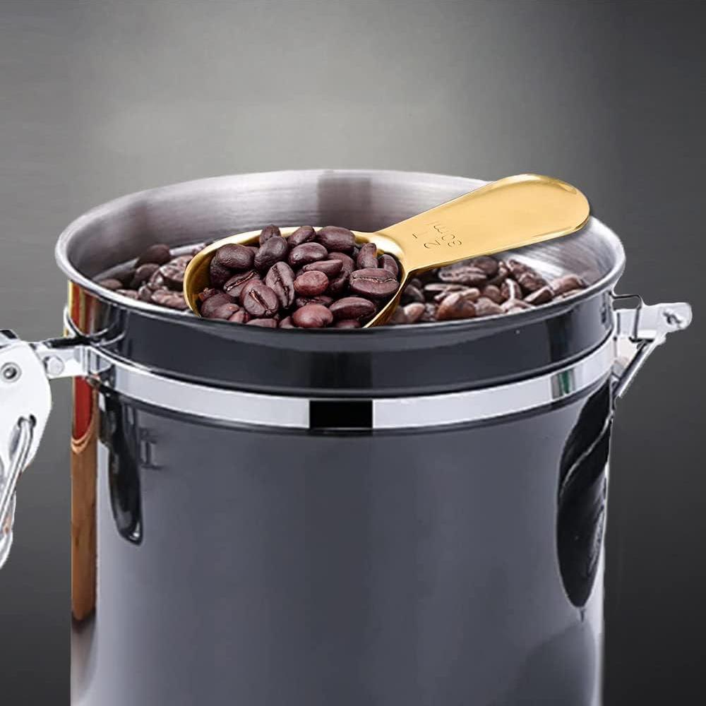 Cucharón de Café Yepcloud 2 Cucharadas Acero Inoxidable Dorado