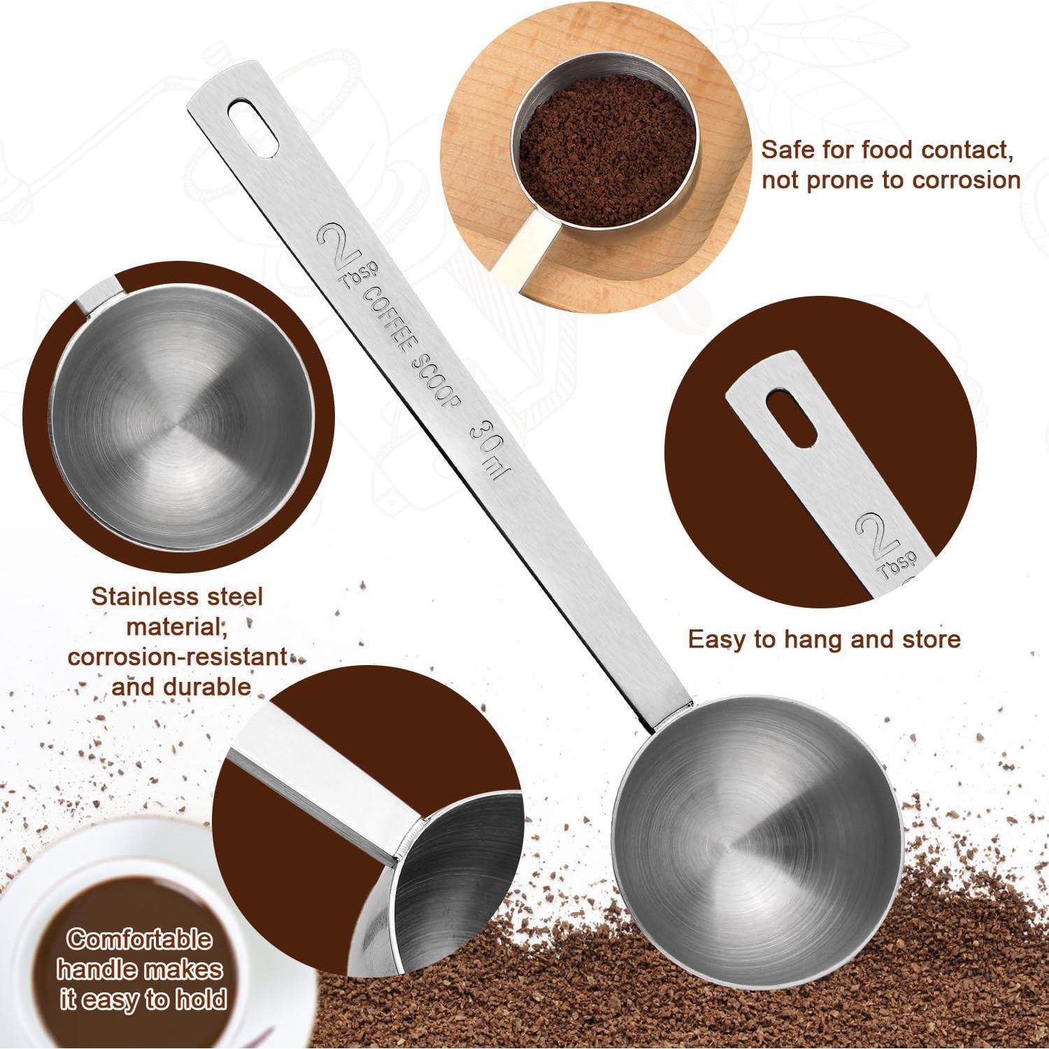 Cucharas Medidoras de Acero Inoxidable Gosknor 15ml y 30ml