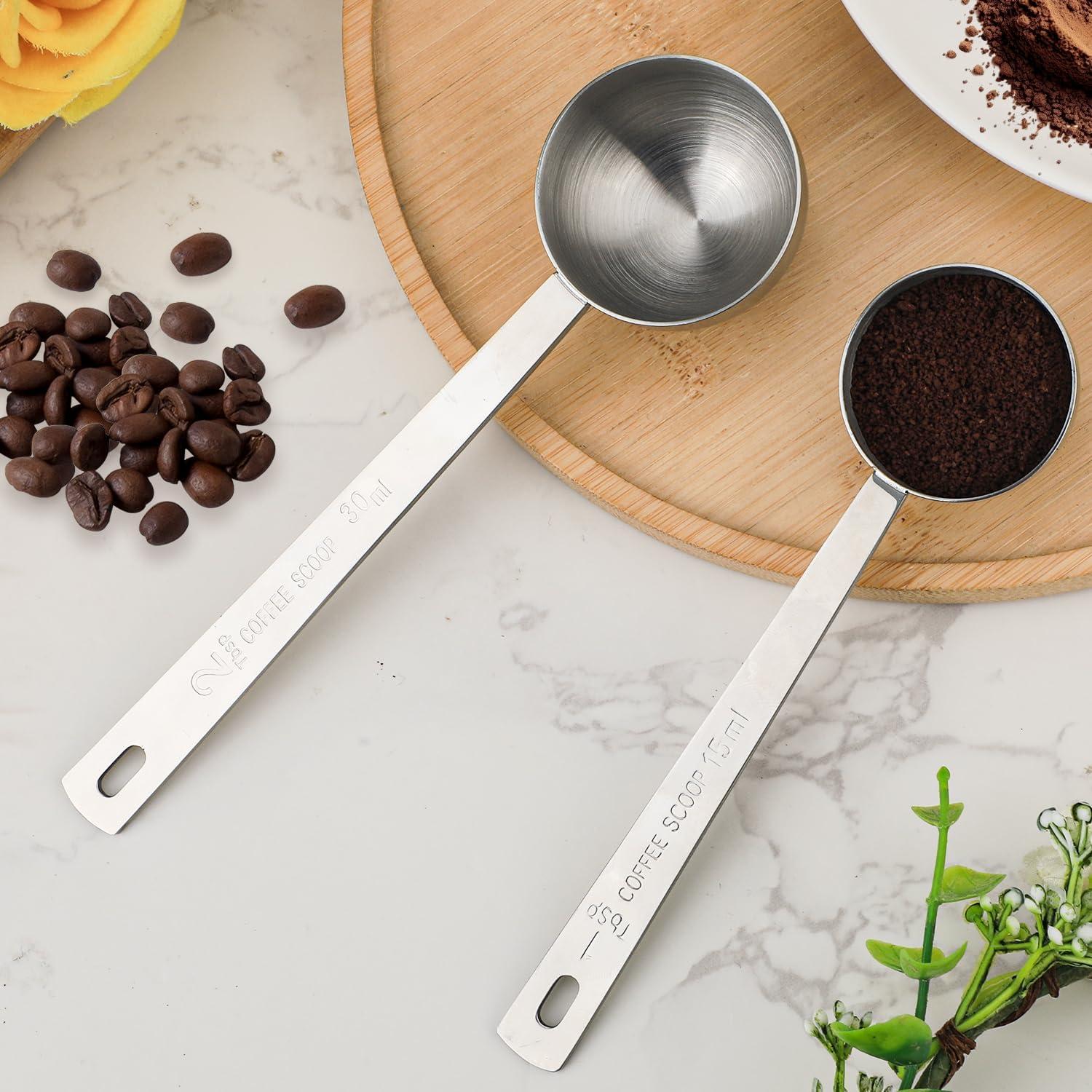 Cucharas Medidoras de Acero Inoxidable Gosknor 15ml y 30ml