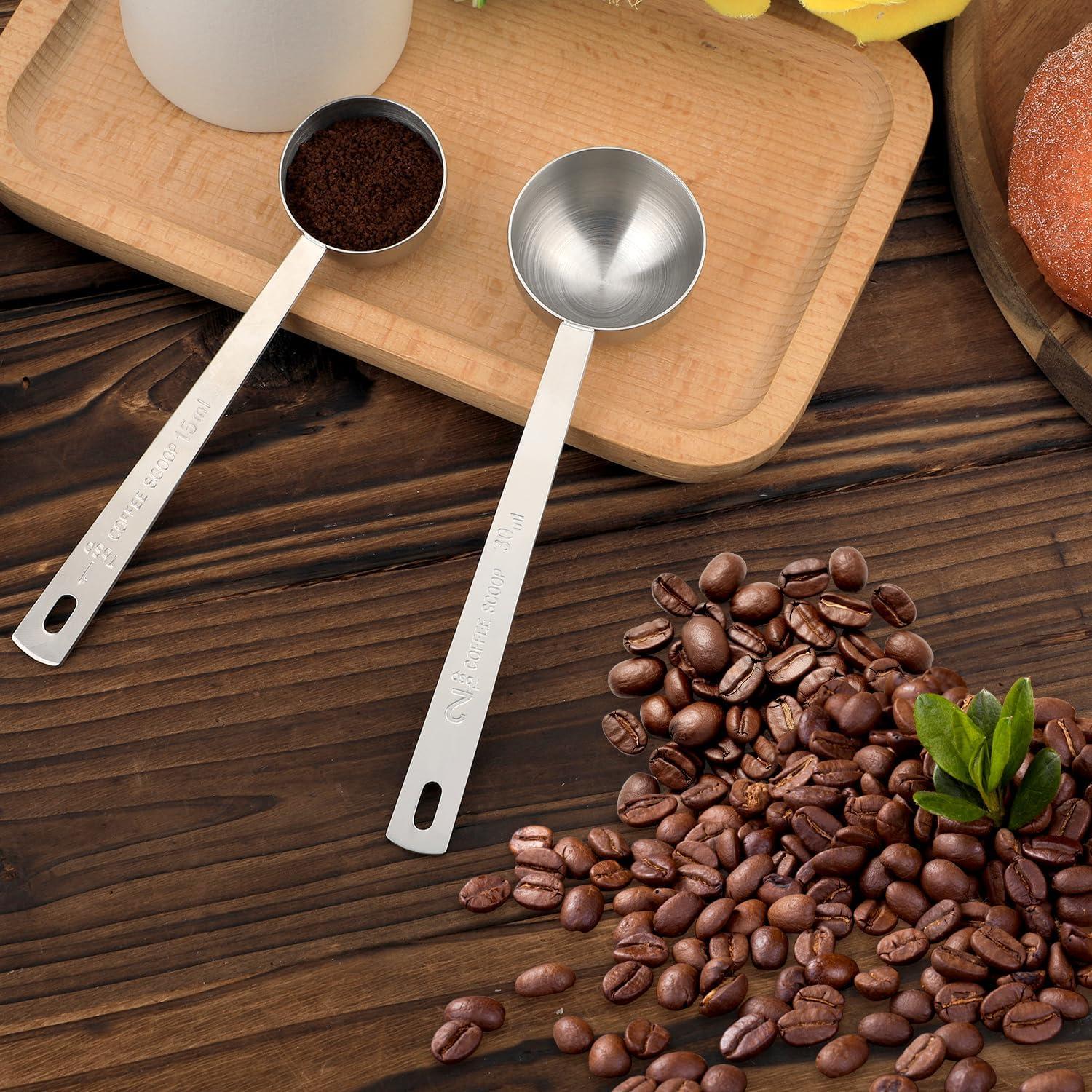 Cucharas Medidoras de Acero Inoxidable Gosknor 15ml y 30ml