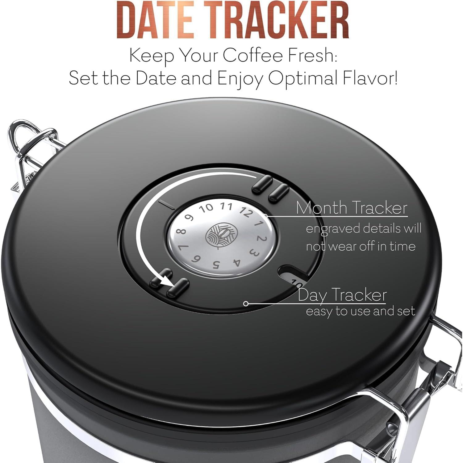 Contenedor de Café CafetastiQ Acero Inoxidable 622g Hermético