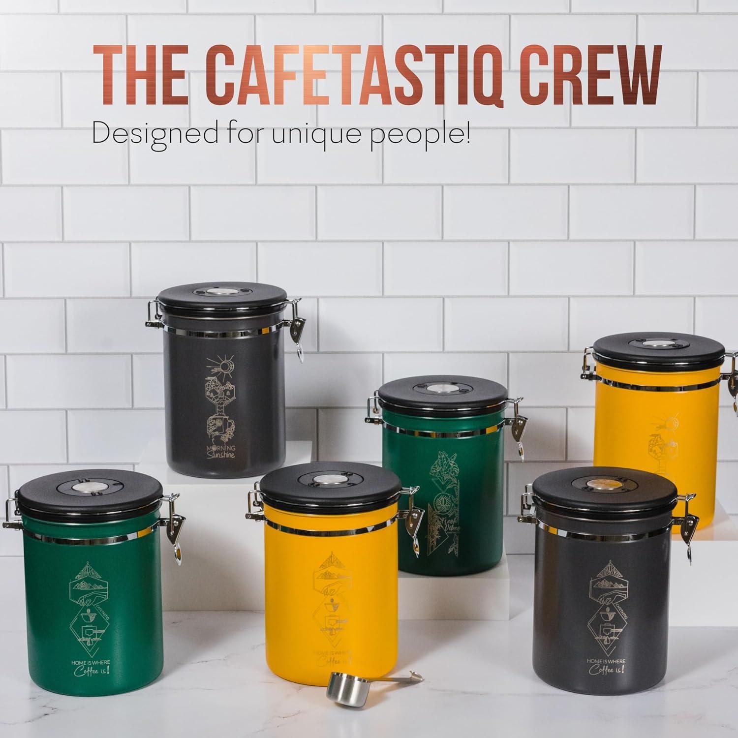 Contenedor de Café CafetastiQ Acero Inoxidable 622g Hermético