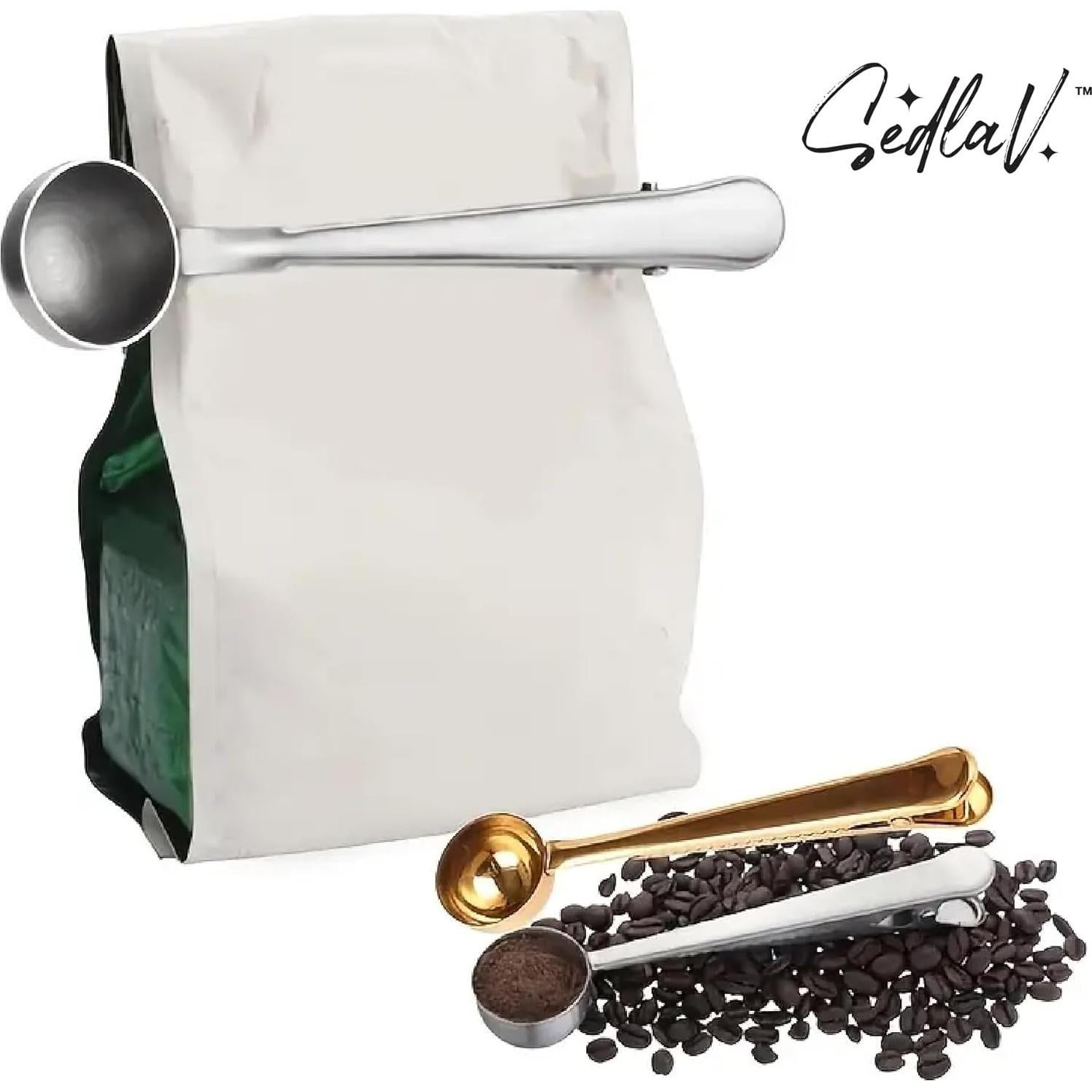 Cucharón Clip Acero Inoxidable SEDLAV - Medición Café