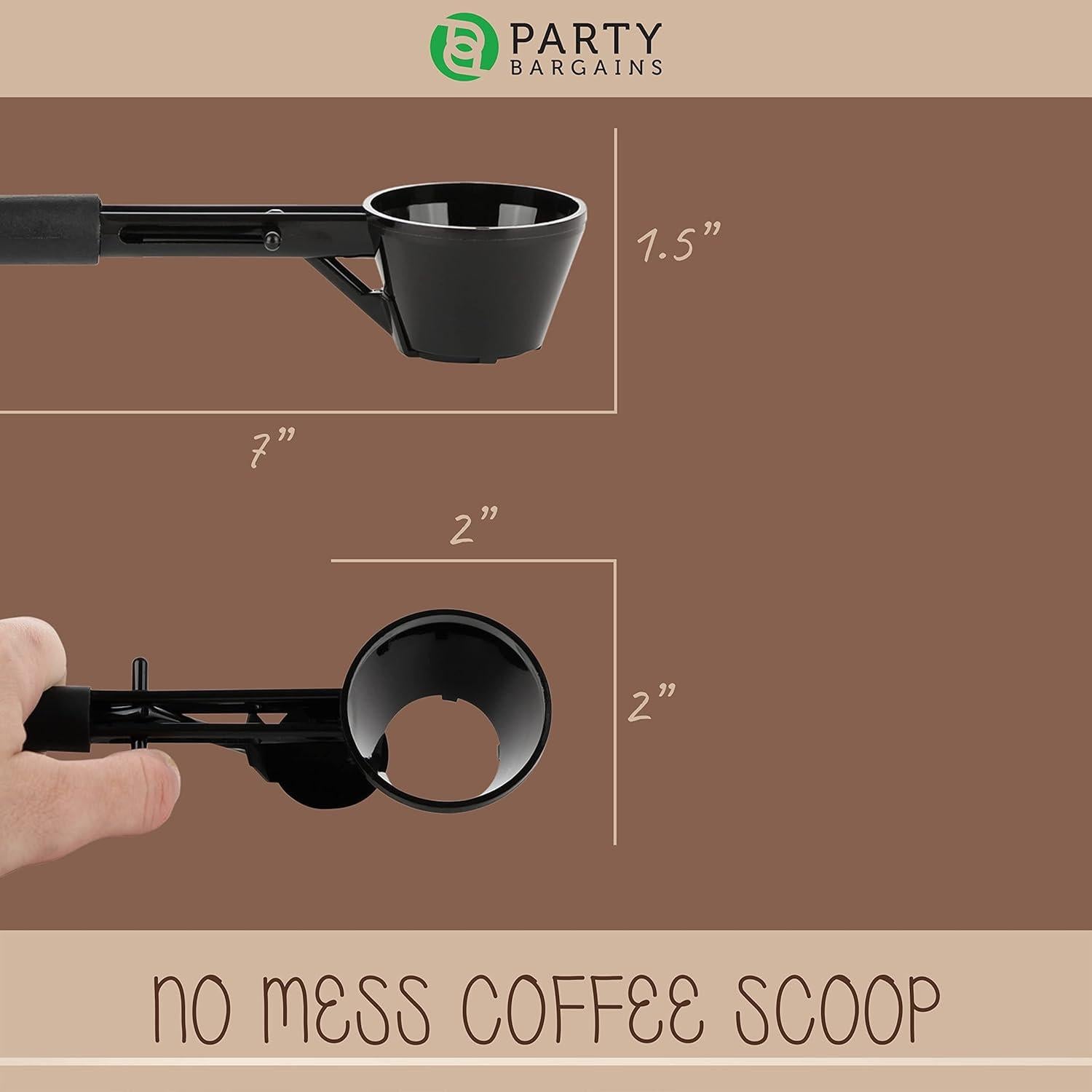 Cucharón de Café PARTY BARGAINS para K-Cups Reutilizables - Negro