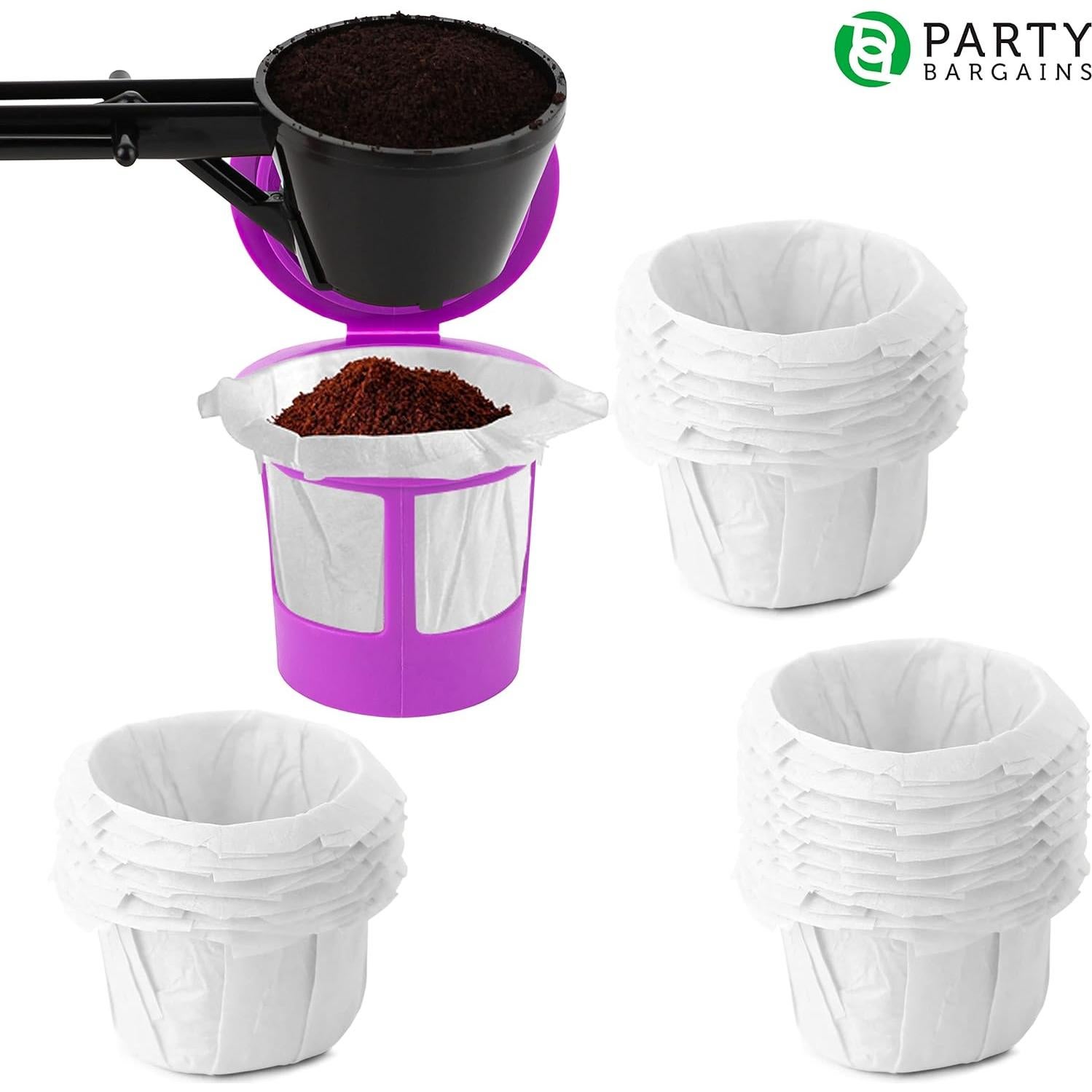 Cucharón de Café PARTY BARGAINS para K-Cups Reutilizables - Negro