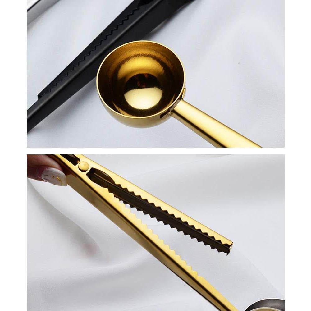 Cucharón Medidor de Café Angzhili 2 Pcs Acero Inoxidable 15ml