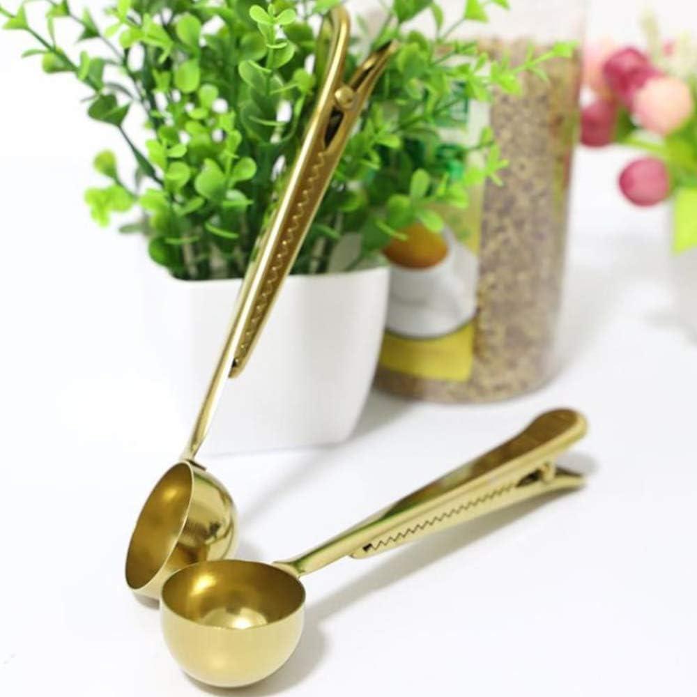 Cucharón Medidor de Café Angzhili 2 Pcs Acero Inoxidable 15ml