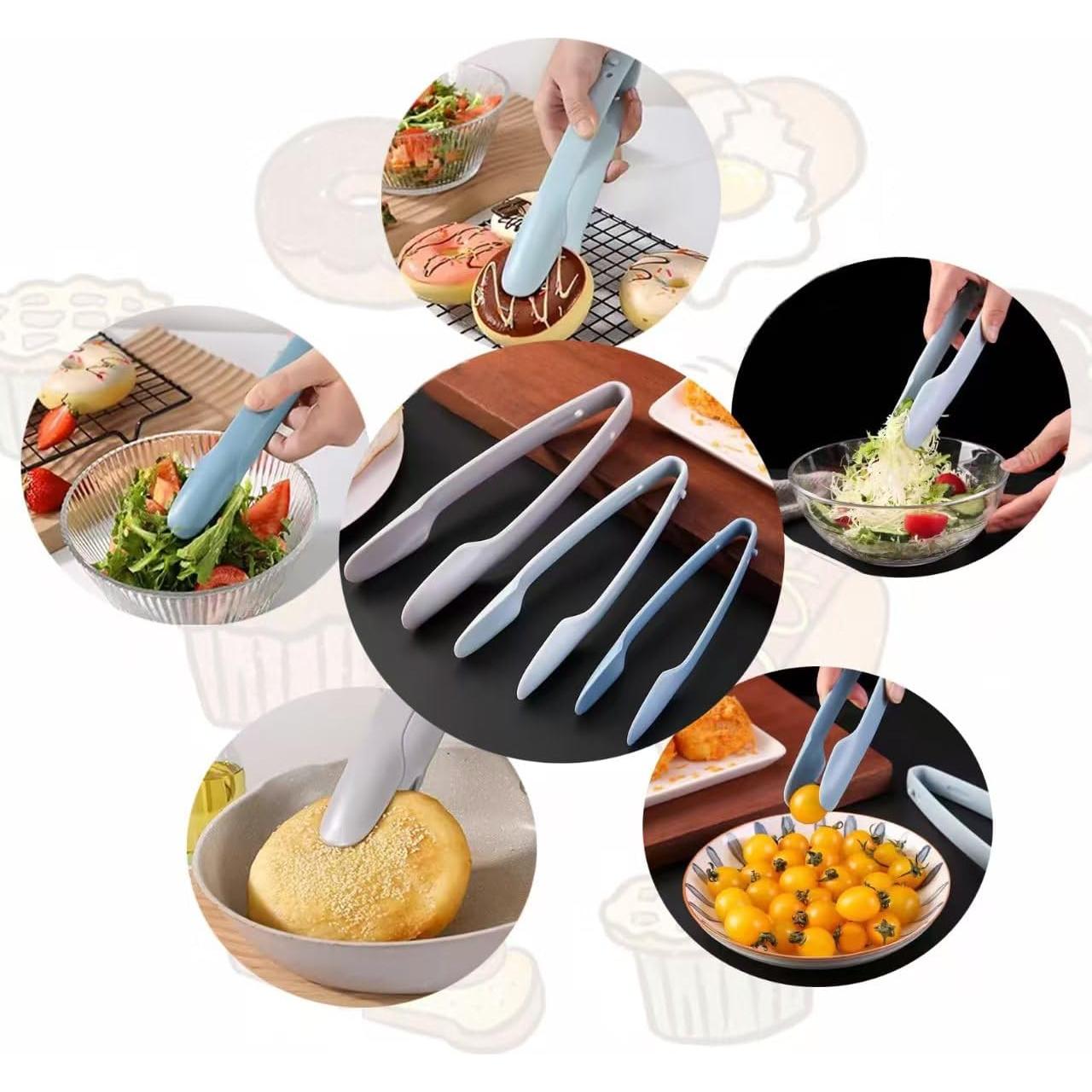 Juego de 4 Cucharas de Hielo y 3 Pinzas Wjwumha Multiusos