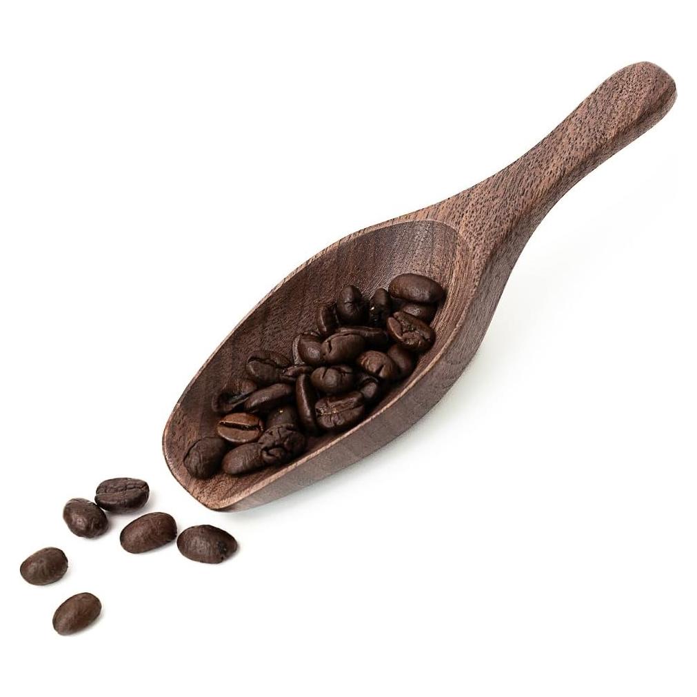 Cucharón de Madera de Nogal Negro 15ml para Café y Té