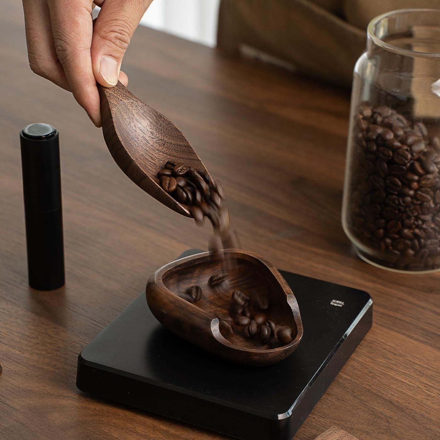 Cucharón de Madera de Nogal Negro 15ml para Café y Té