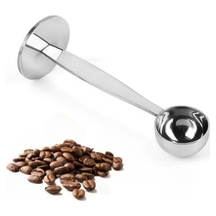 Cucharada y Prensador de Café 2 en 1 Jowxsx Acero Inoxidable