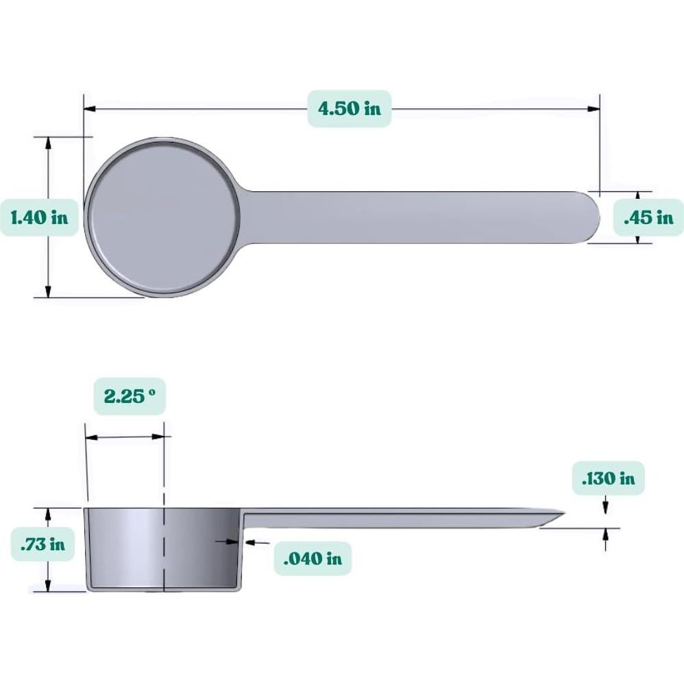 Cucharas Medidoras de Plástico 14.8 mL - Paquete de 10