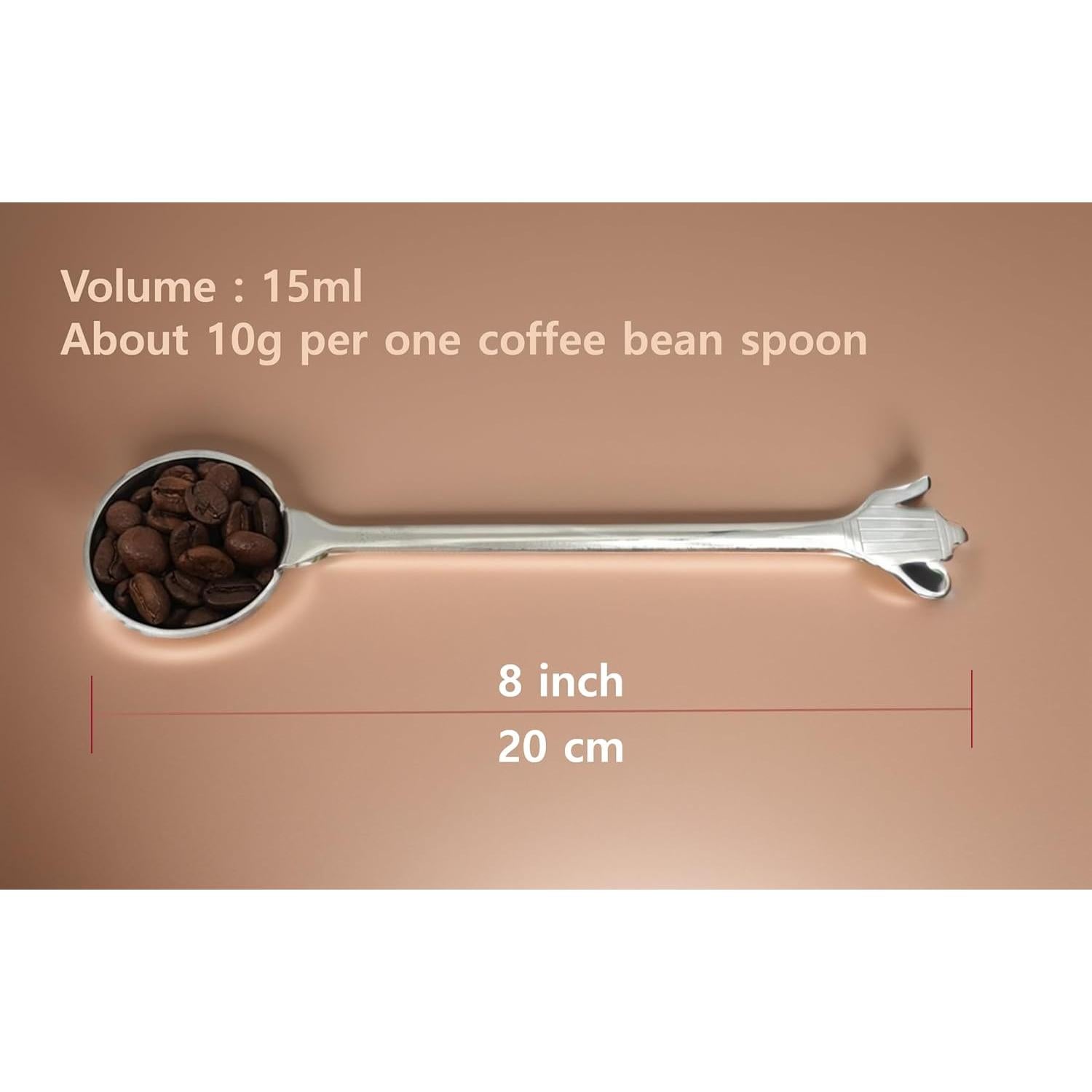 Cuchara de café Popos Store 20 cm acero inoxidable 15 ml