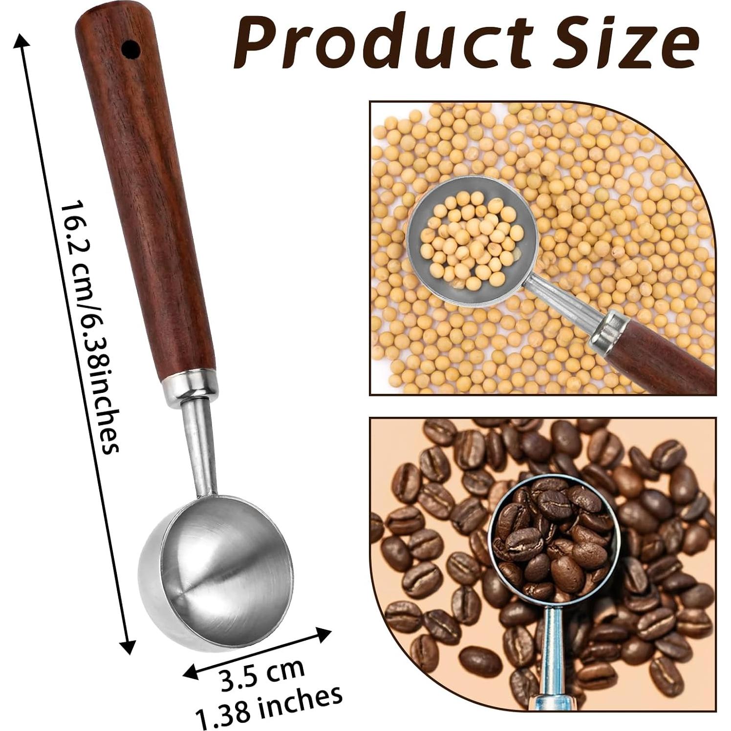 Cucharón Medidor de Café Vintage Acero Inoxidable 15ml