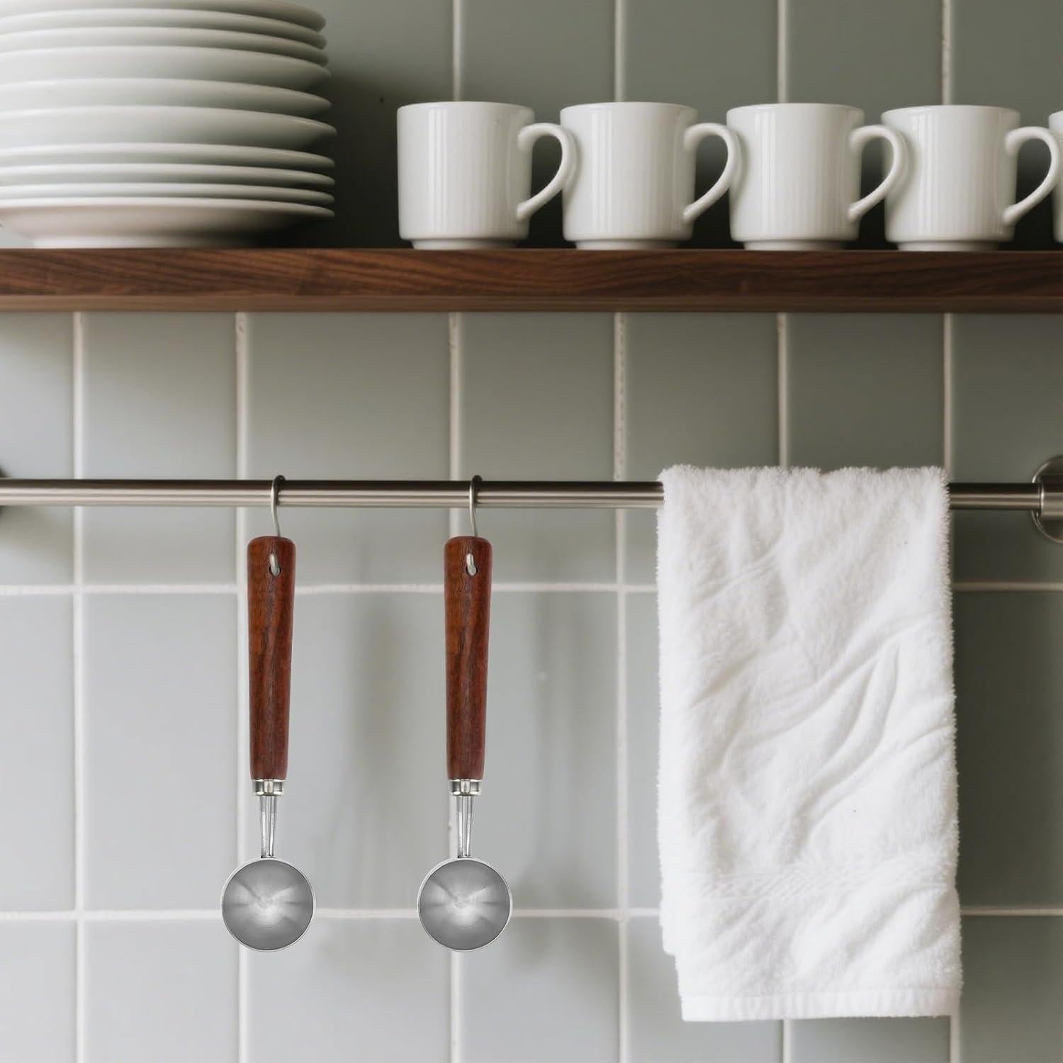 Cucharón Medidor de Café Vintage Acero Inoxidable 15ml