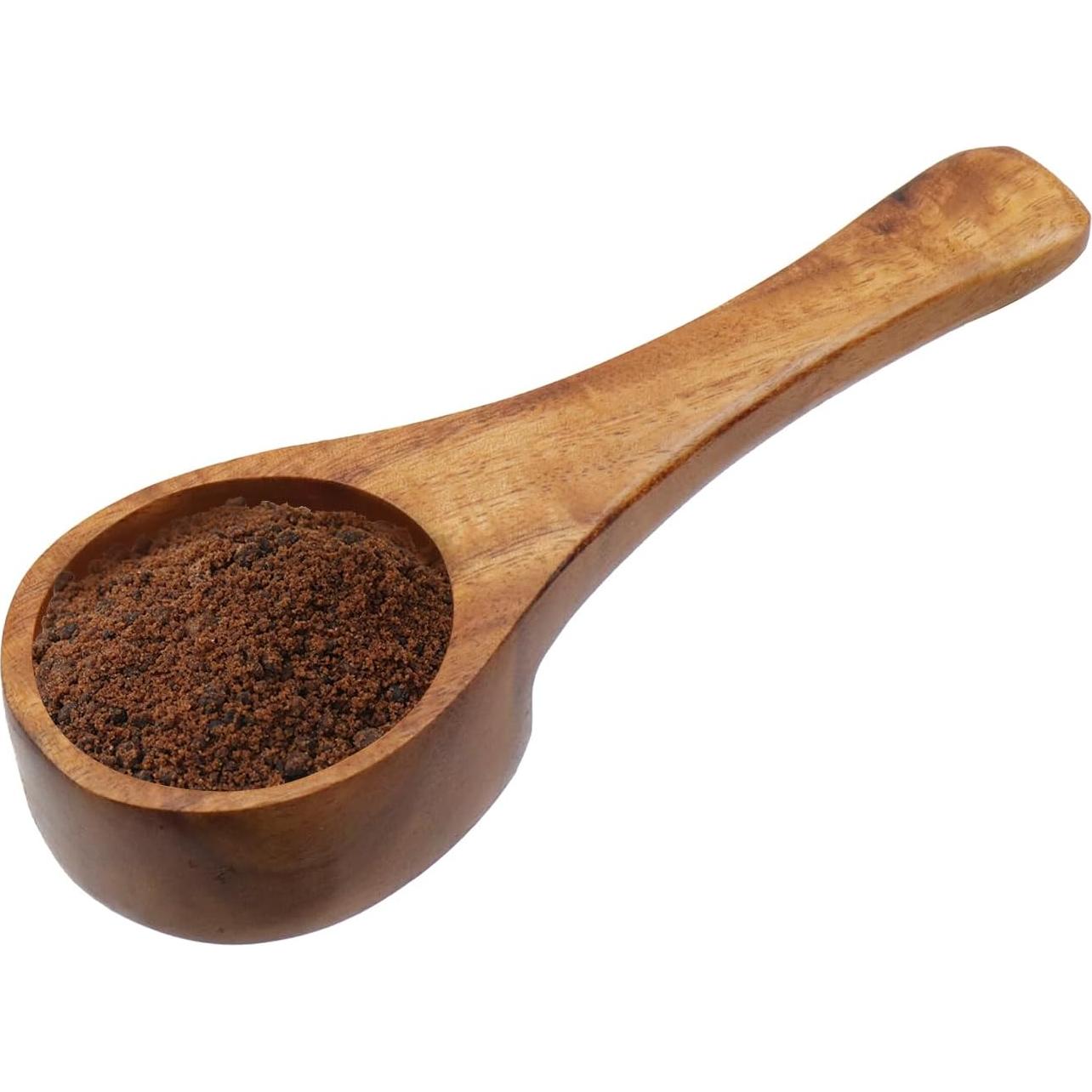 Cucharón de Madera Mewutal 128x48mm para Café y Especias