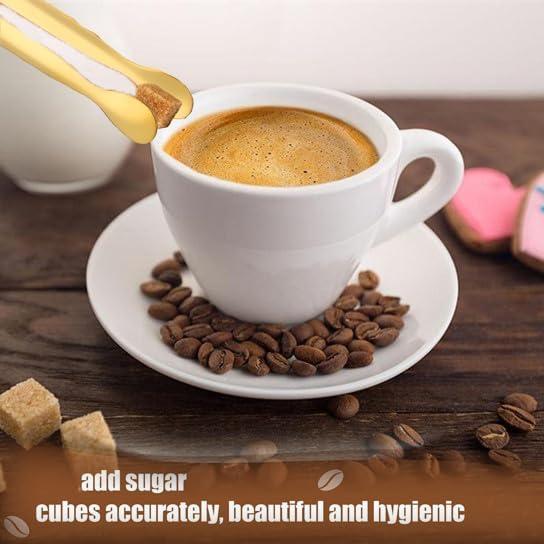 Set de Cuchara y Pinzas para Hielo REJZZDKOE Doradas 26.9cm