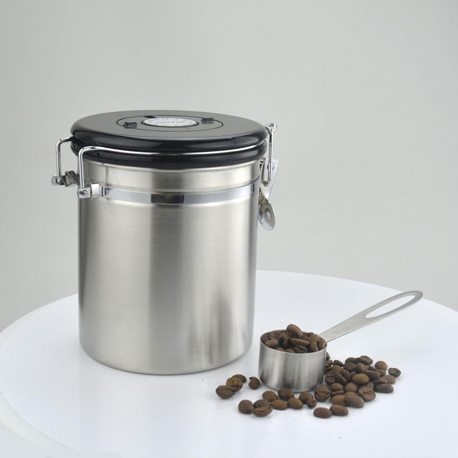 Juego de 8 Cucharas Medidoras de Café Hedume Acero Inoxidable 30 ml