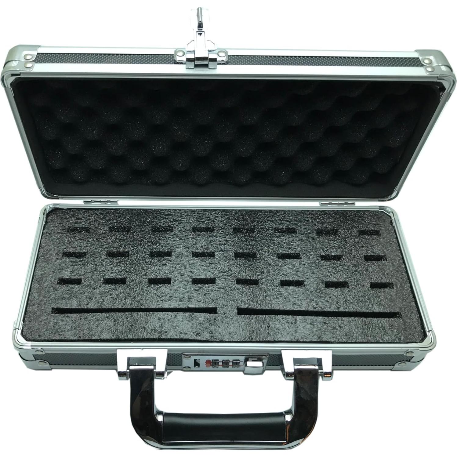 Organizador de Almacenamiento USB Genérico 24 Pendrives Aluminio