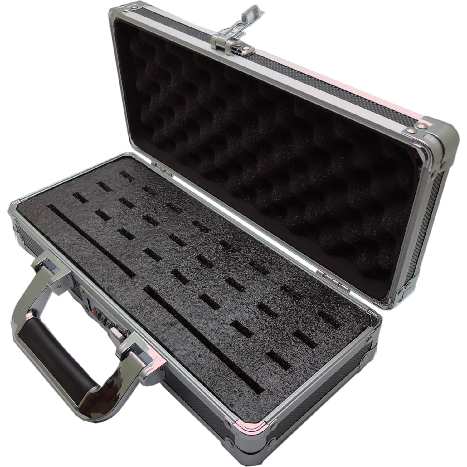 Organizador de Almacenamiento USB Genérico 24 Pendrives Aluminio