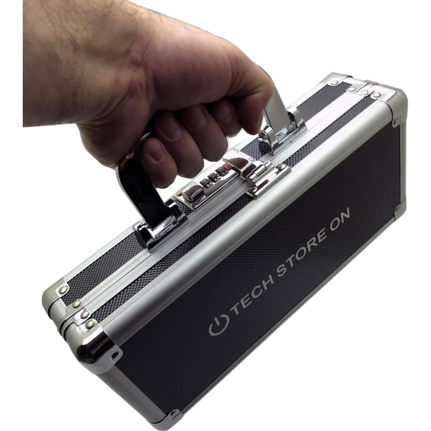 Organizador de Almacenamiento USB Genérico 24 Pendrives Aluminio