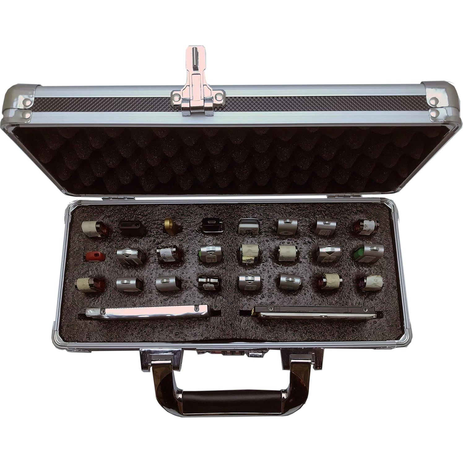 Organizador de Almacenamiento USB Genérico 24 Pendrives Aluminio