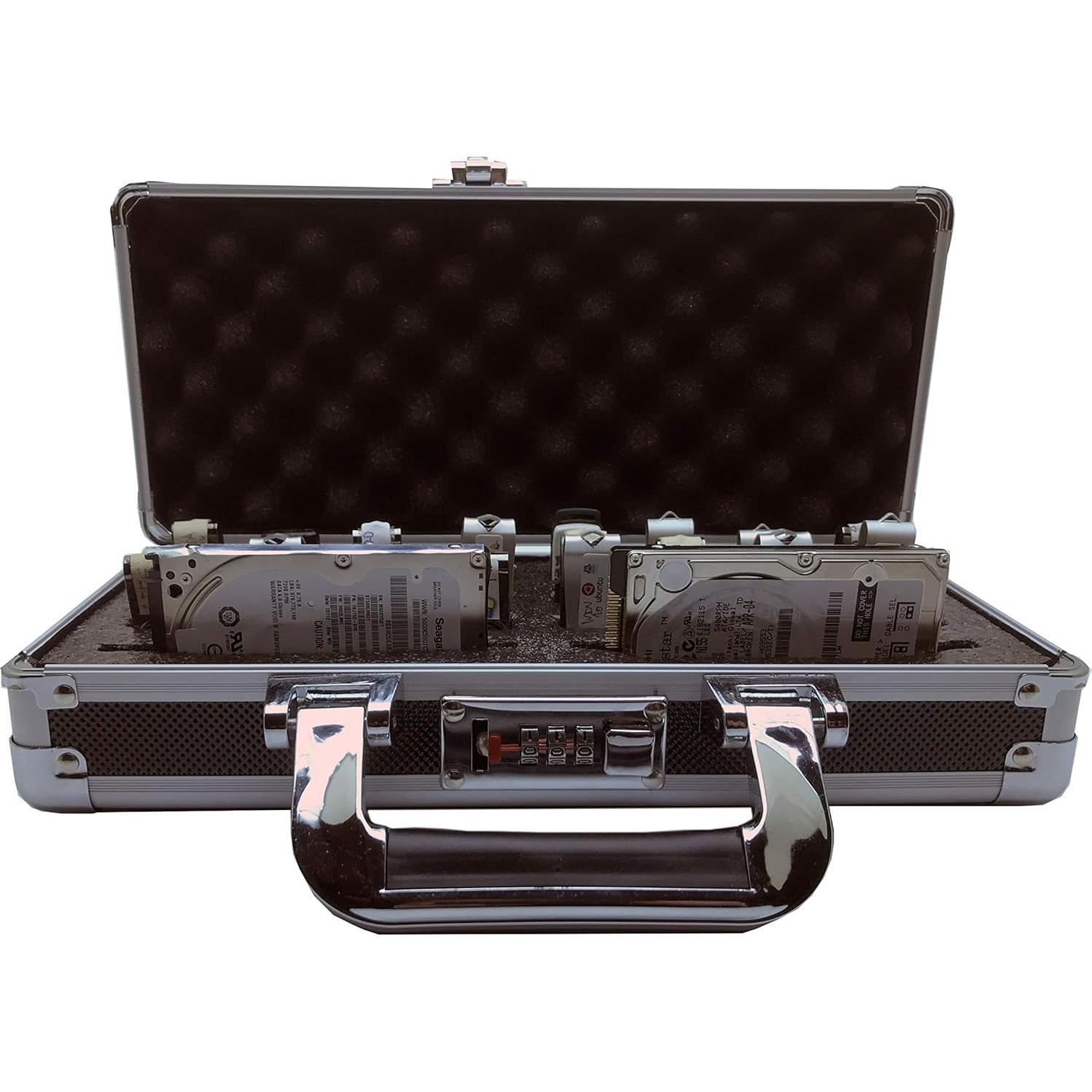 Organizador de Almacenamiento USB Genérico 24 Pendrives Aluminio