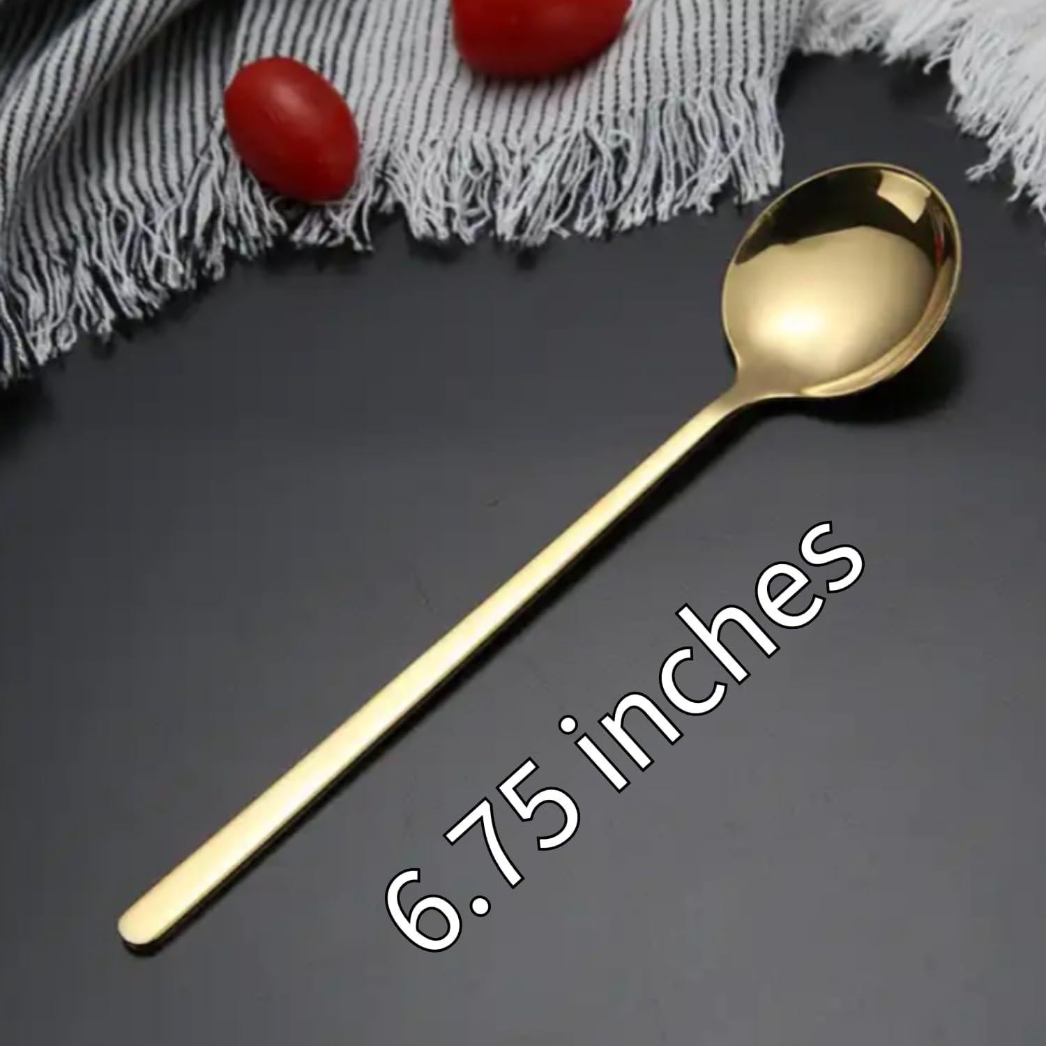 Combo de Café Arôme: Cucharón y Cuchara Dorada 2 Piezas