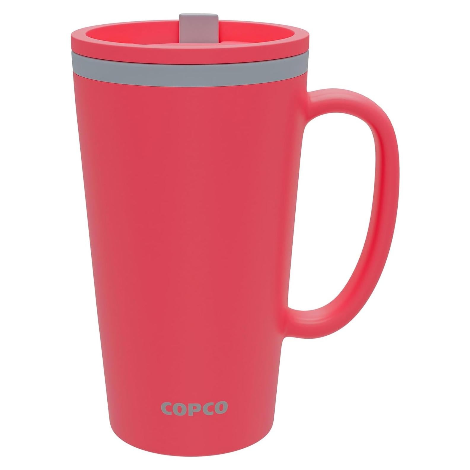 Taza de Viaje Aislada Copco 473ml Doble Pared Rojo Coral